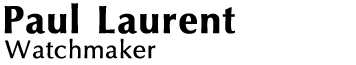 Paul Laurent Watchmaker logo
